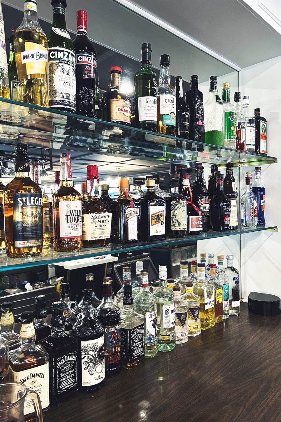 bar dans notre salle de réception